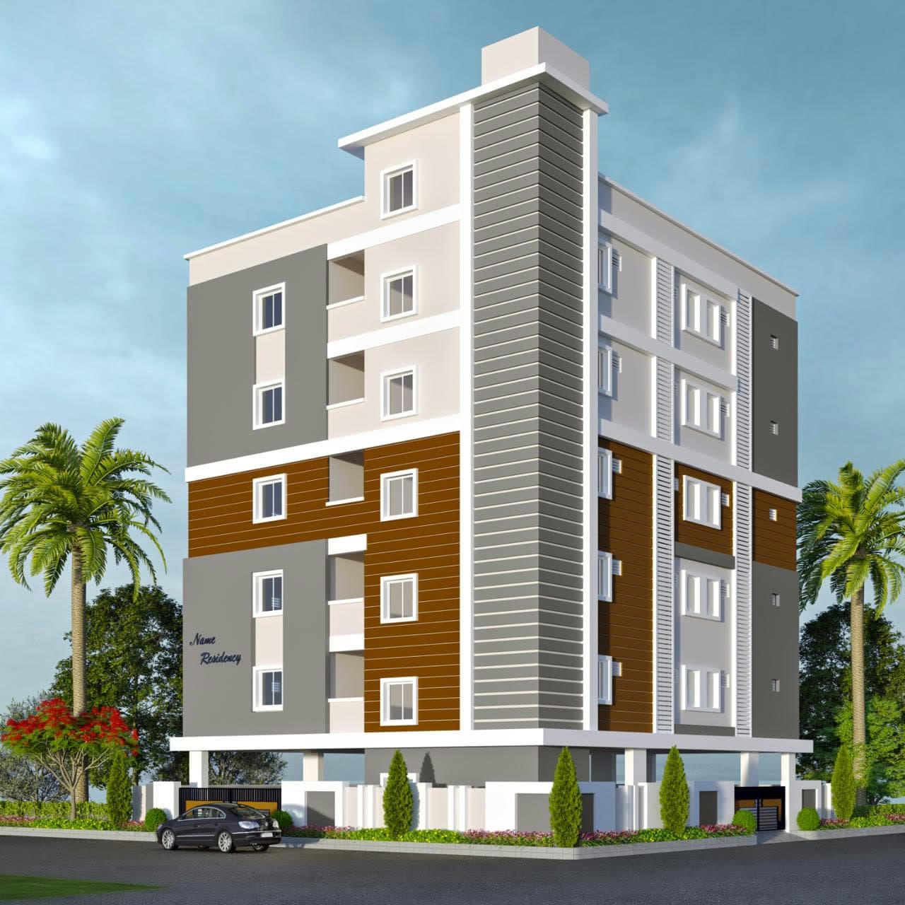 ASR Avalon hotel-rooms building elevation in Lingampally, Hyderabad
